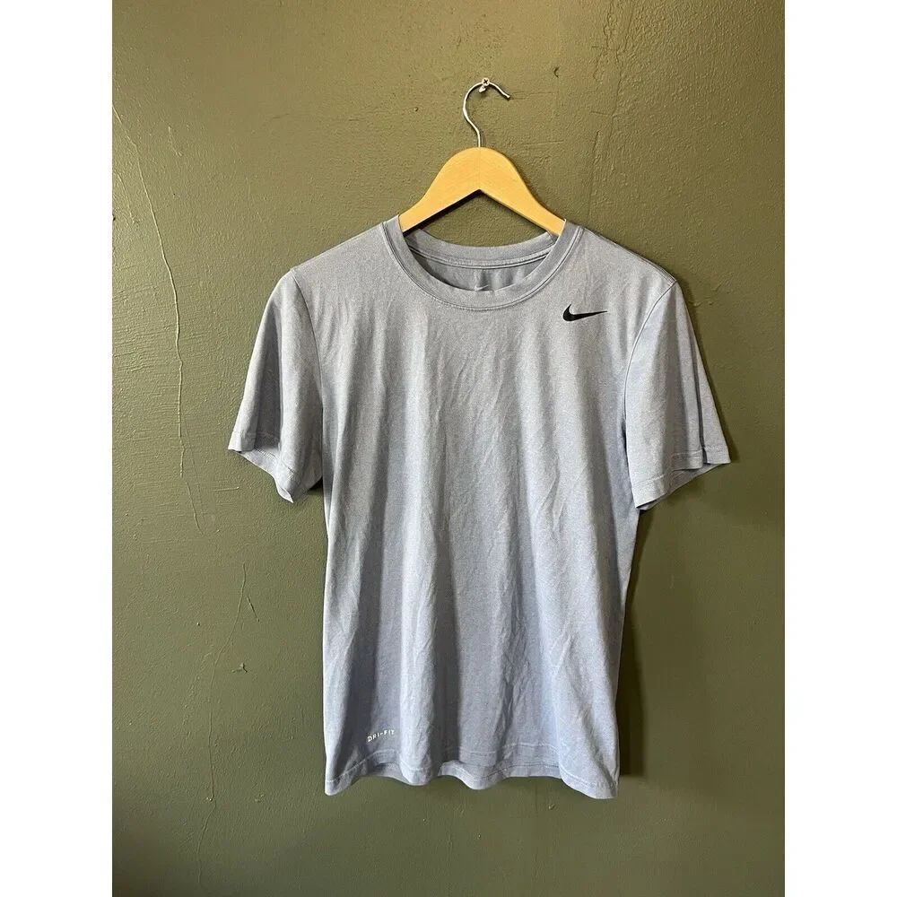 Nike Mens Blue Short Sleeve T-shirt Dr-fit Athletic the Nike Tee Size Small